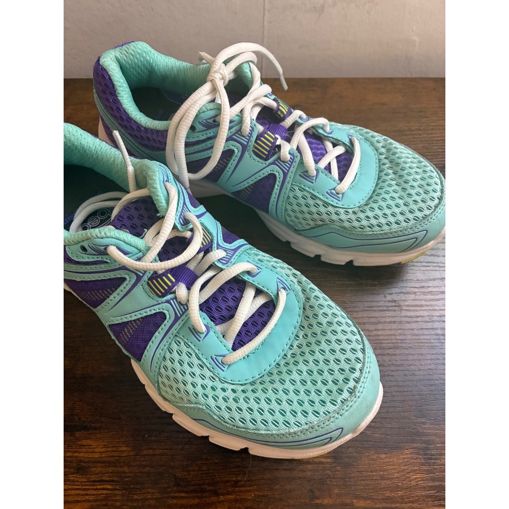 Fila Womens Running Shoes Teal Purple SRW1198-457 Size 7.5 EEEE Wide